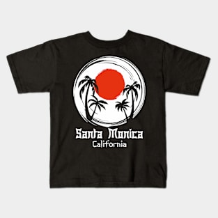 Santa Monica California Kids T-Shirt